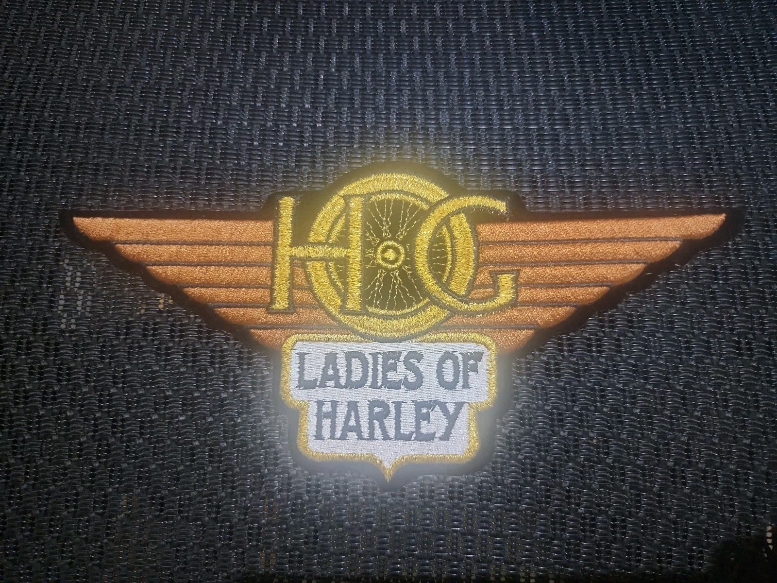 HOG Ladies Of Harley Davidson Owners Group Patch Motorcycle NOS 8" x 4"