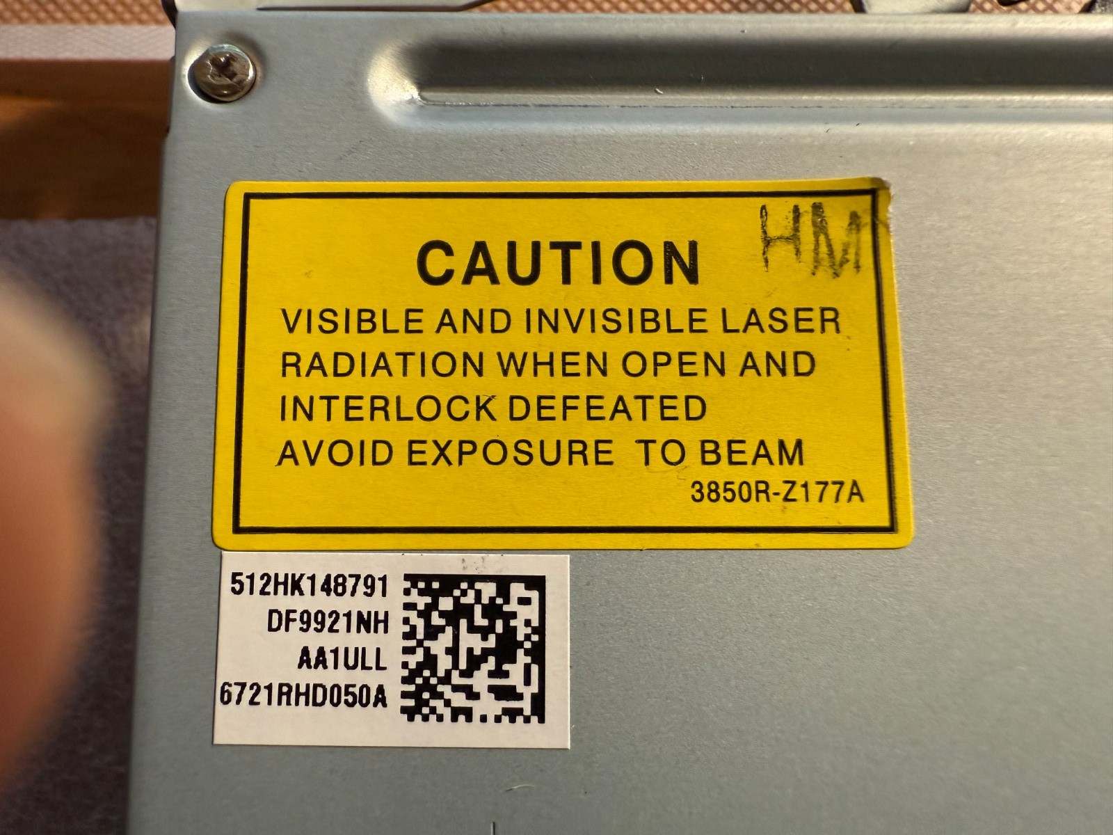 LG 6721RHD050A Deck DVD Deck Assembly Disk Loader For LDA-511