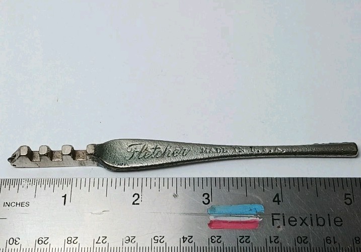 Vintage Fletcher Glass Cutter Tool Stone Bearing Made in USA Glazier Tool