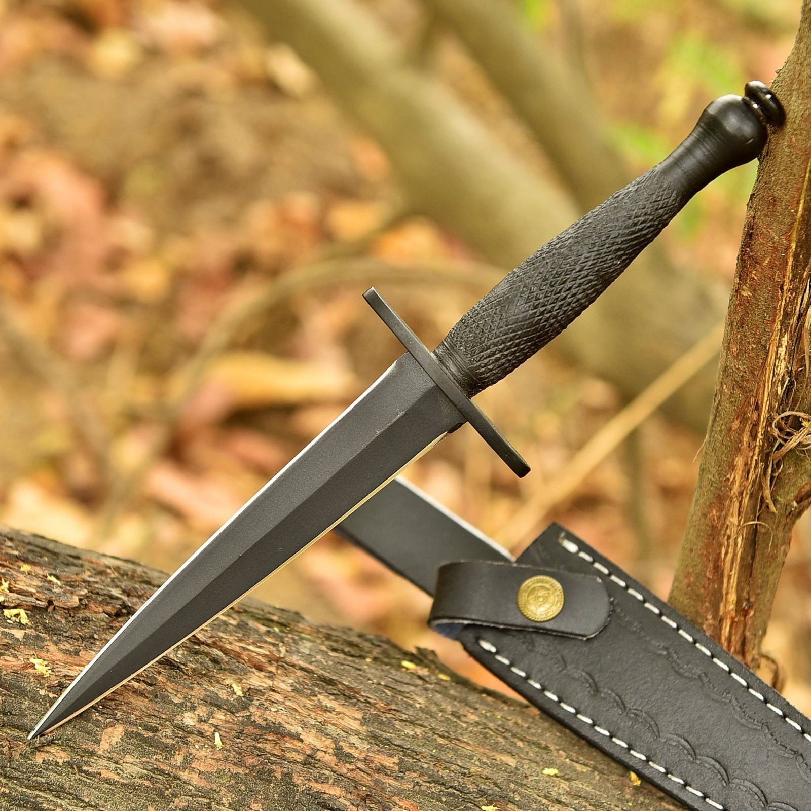 V42 Dagger Knife COPPI CPPI BY CIRCA 1984 RARE KNIFE USA Double Edged Blade