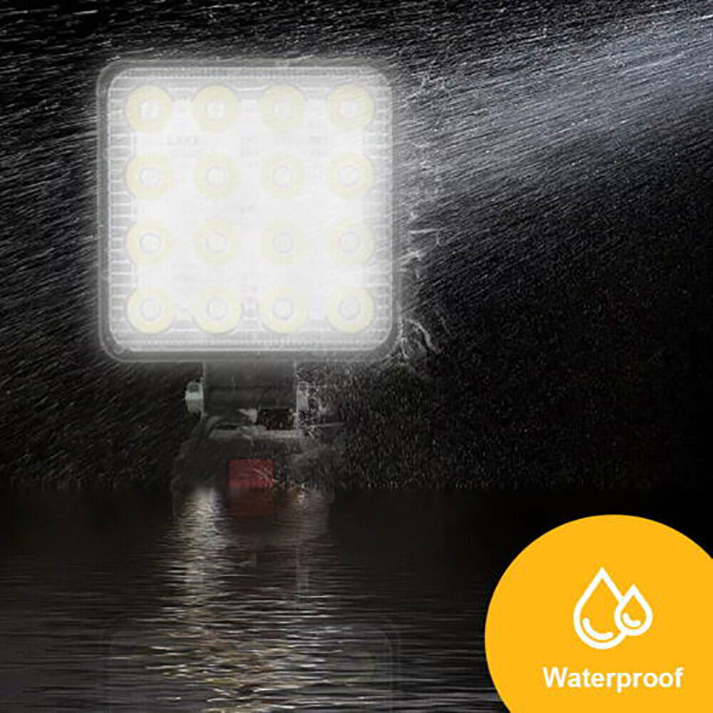 For Dewalt 20V Battery LED Work Light Flood Light Torch 2 USB Workshop Camping
