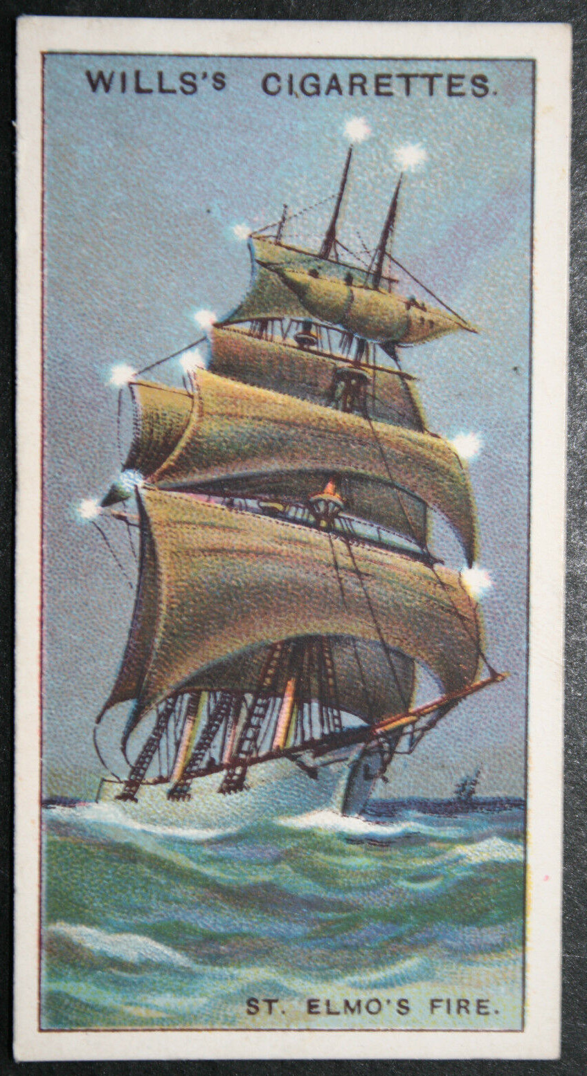 ST ELMO'S FIRE   Vintage 1928 Illustrated Card  LE07MS
