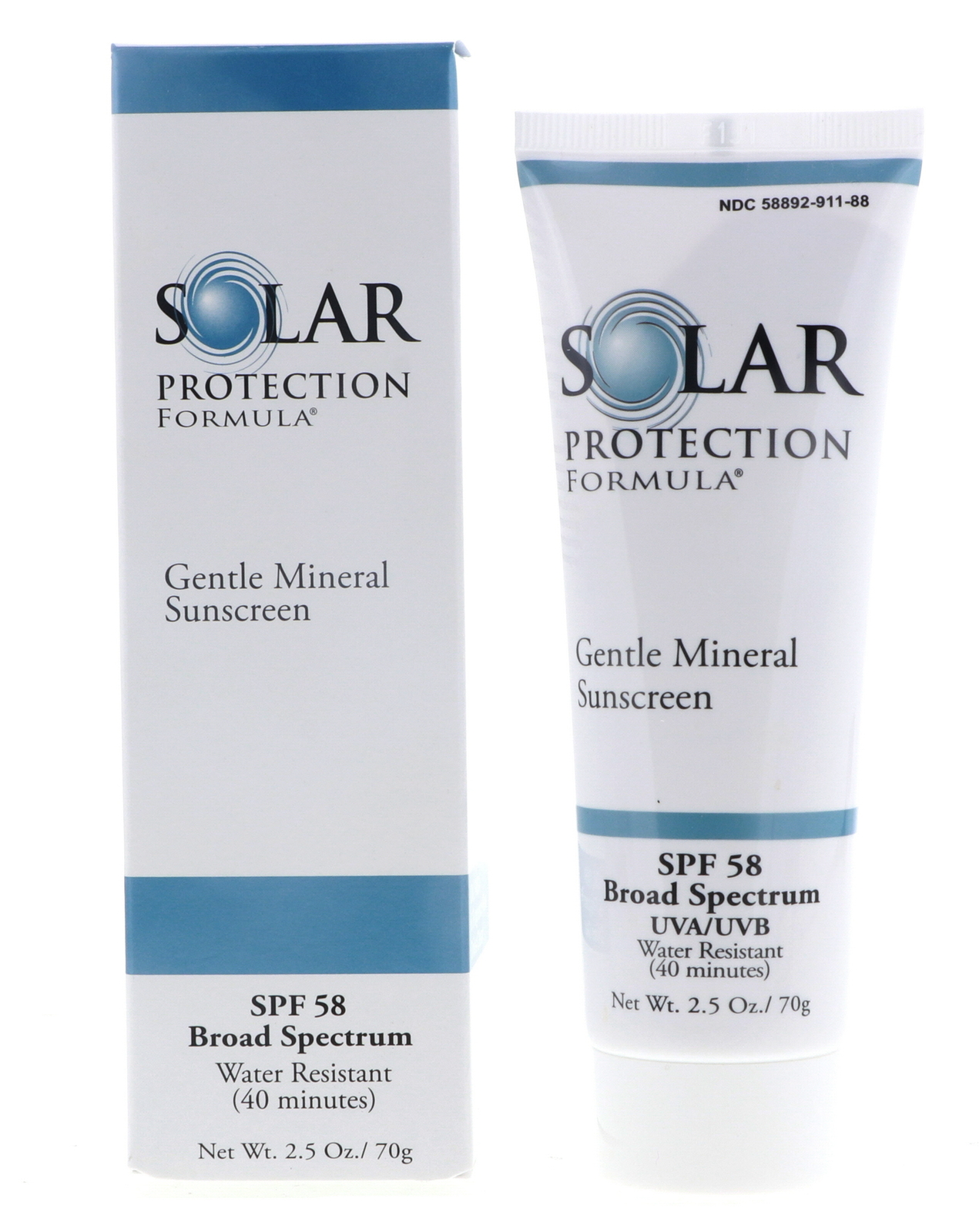 TIZO Solar Protection Formula SPF58, 2.5 oz 2 Pack