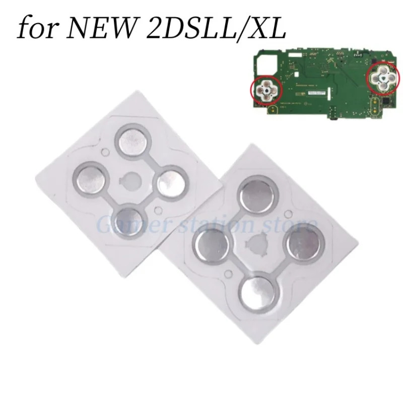 1Set ABXY Button Membrane Conductive Sticker Pad For Nintendo New 2DS LL XL