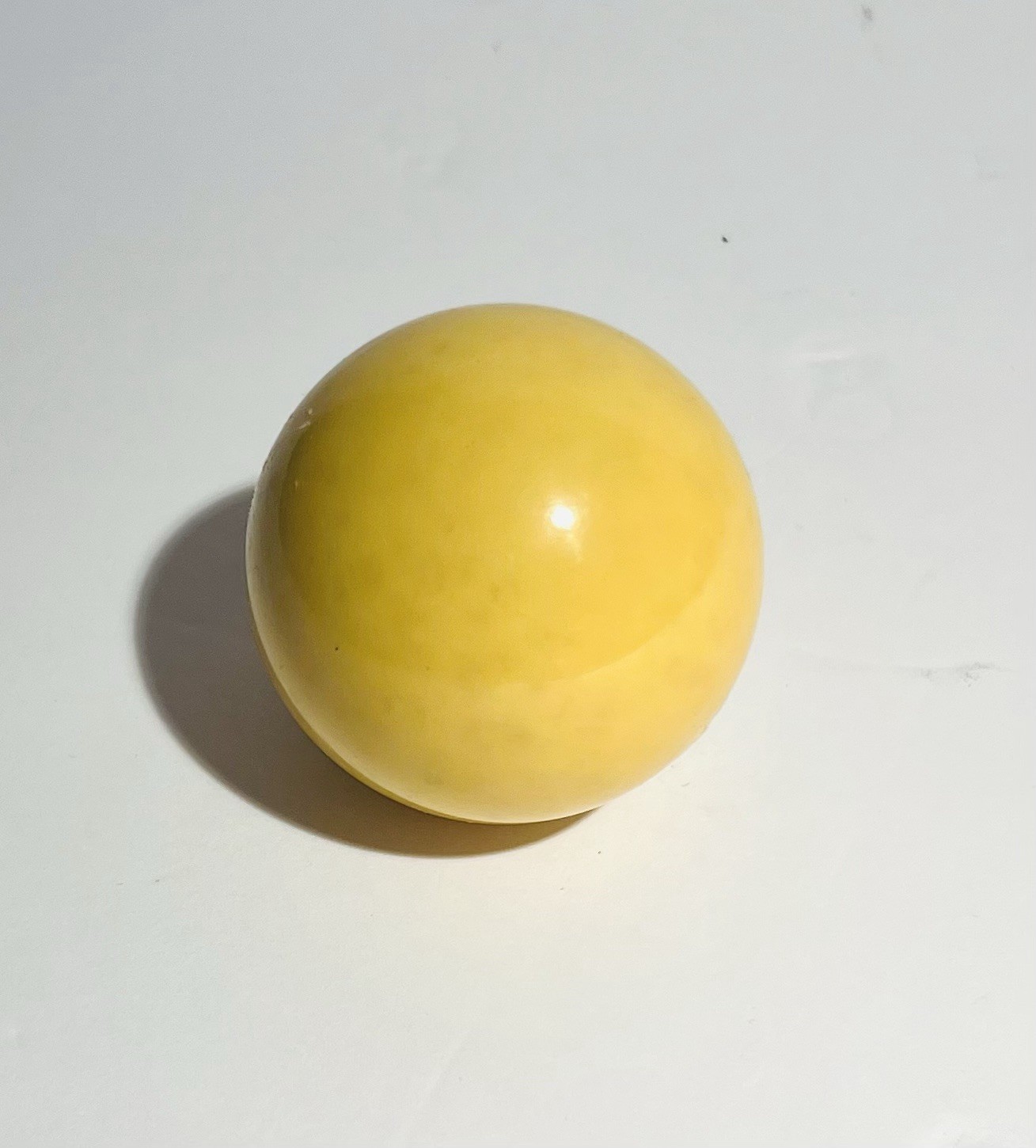 Vintage Pool Ball Number Cue White Solid Replacement