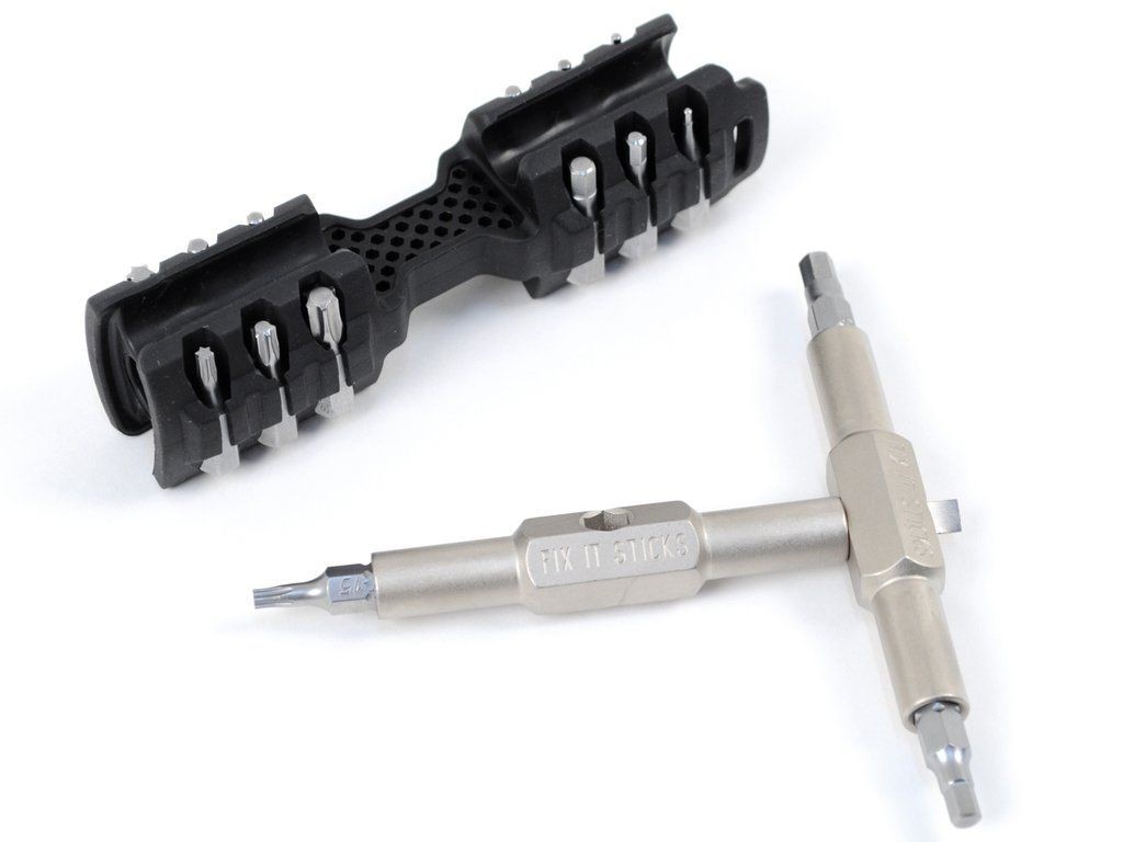Fix It Sticks Replaceable Version with 16 Bits and Bracket, Black, : FISRSH16
