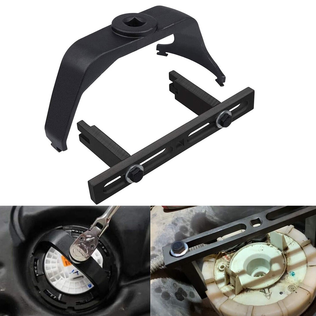 Adjustable Fuel Pump Module Spanner Wrench + Universal Tank Lock Ring Tool 6599
