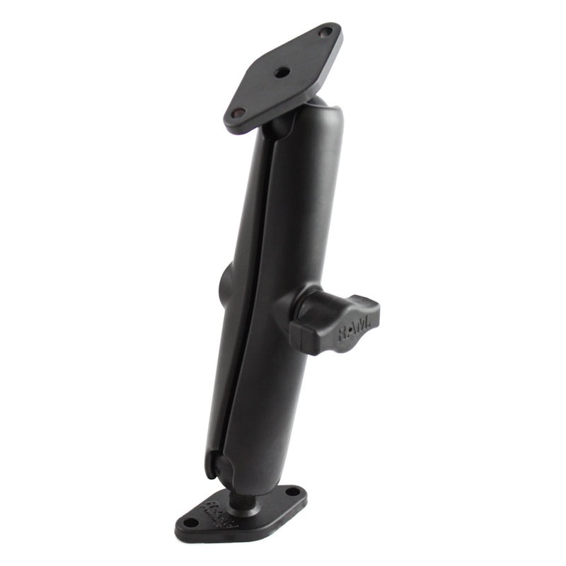 RAM-B-102U-C  RAM Double Ball Diamond Plate Mount - B Size ...
