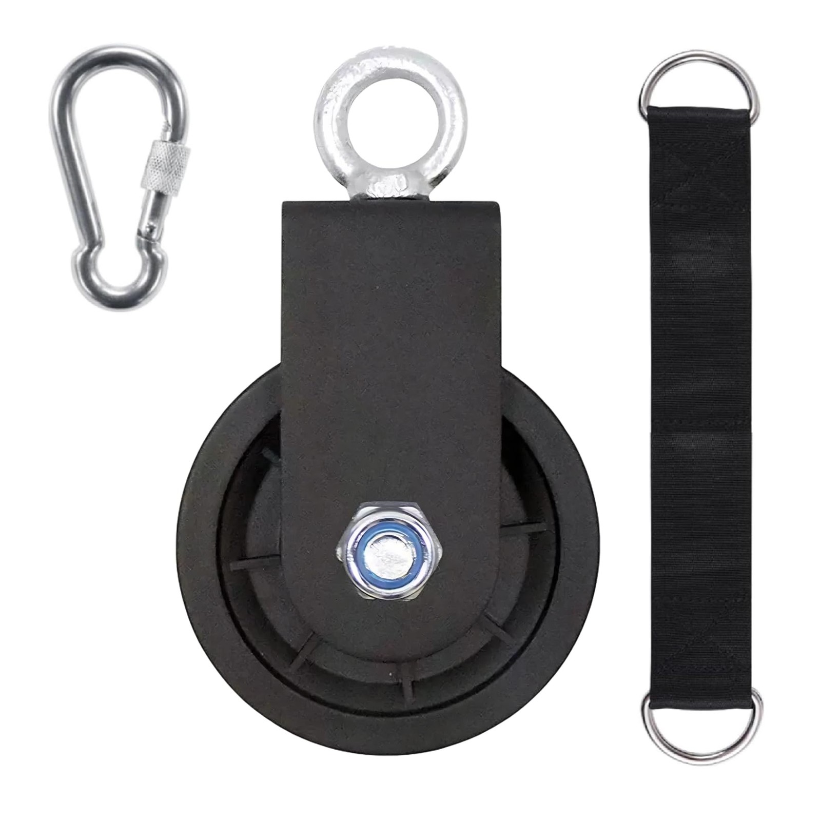 Aluminum Gym Pulley Wheel with Accessories for Cable Machines and Garage Doors