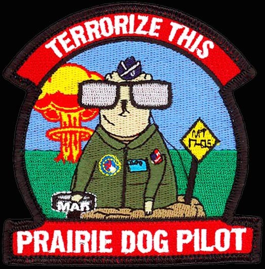 USAF 532nd TRAINING SQ -ICBM PRAIRIE DOG PILOT-Minuteman III VAFB ORIGINAL PATCH