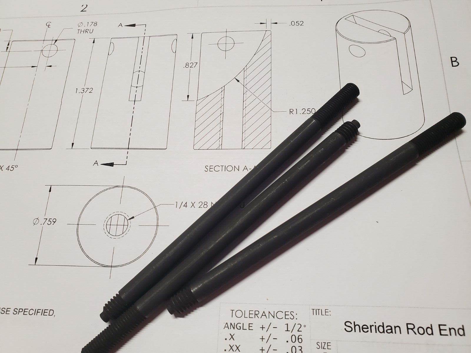Benjamin 710, 720, 310, 312, 317 pump rod (Only)