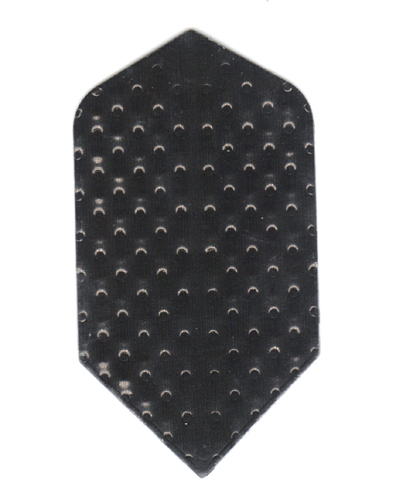 BEST Dart Flights- 1 Black Embossed Amerithon Slim Set