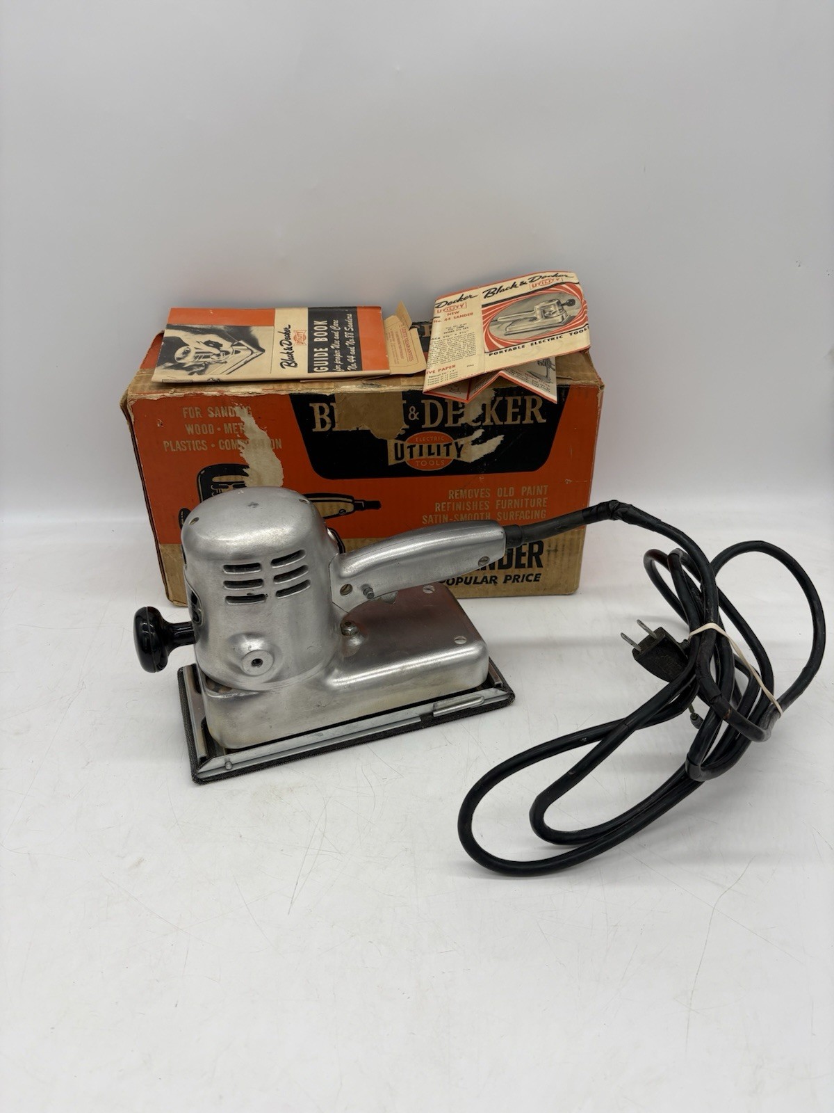 Vintage Black & Decker Professional Heavy Duty 5000 OPM Orbital Sander No. 88