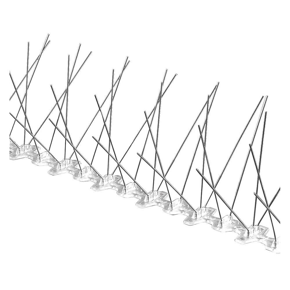 BIRD BARRIER BP-F225 Bird Repellent Spikes,25 ft L,5 in W 35HX38
