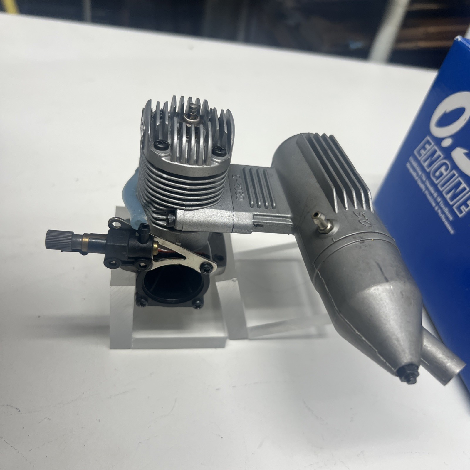 OS Max OS LA 40 RC Airplane Nitro Engine .40 w/ muffler Clean!