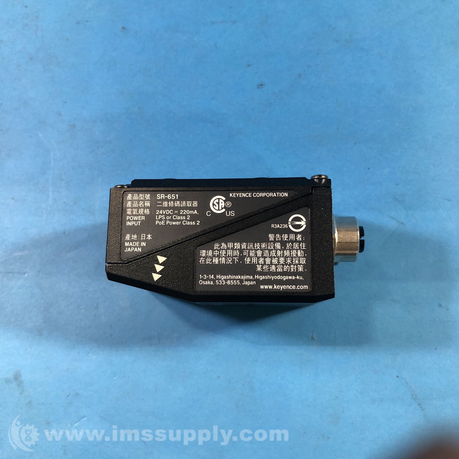 Keyence SR-651 2D Code Reader FNIP