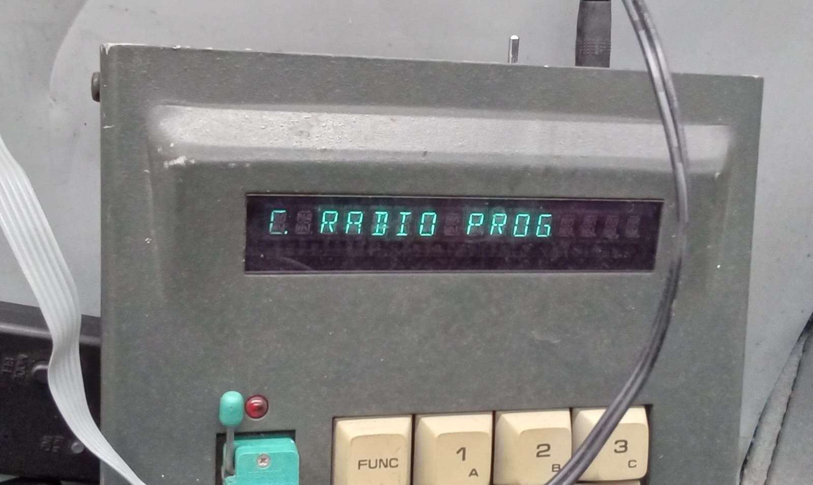 4 Vintage Radio Programming Interfaces w/programming cable, MAXON , JOHNSON,