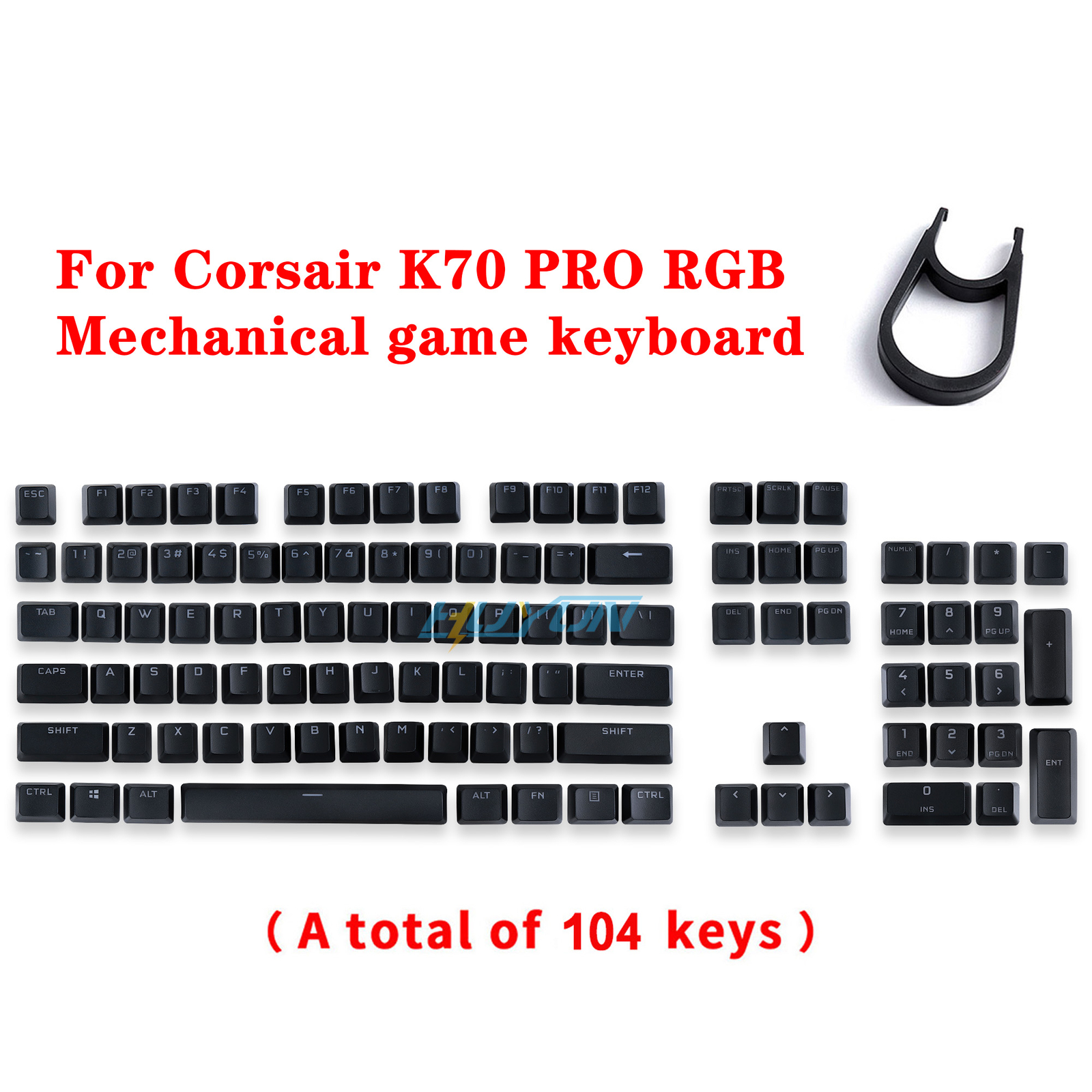 NEW PBT keycaps Replacement for CORSAIR K70PRO/K100 Mechanical Gaming Keyboard