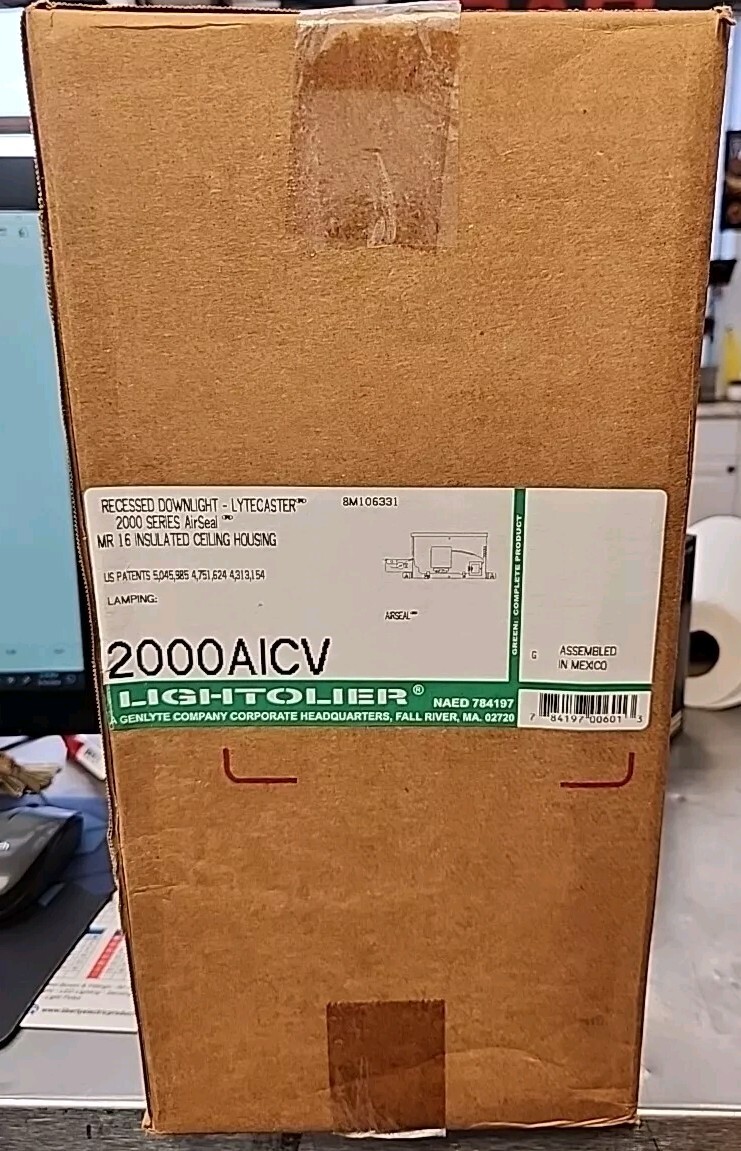LIGHTOLIER 2000AICV RECESSED DOWNLIGHT- LYTECASTER 2000 SERIES AirSeal