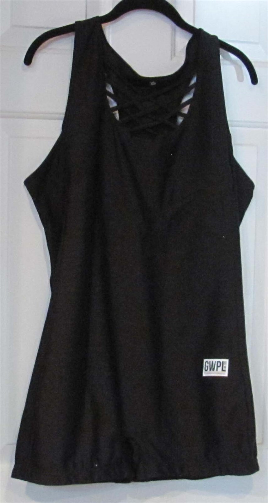 GWPL (Girls Who Power Lift) Singlet for Weightlifting Size 2XL Black (Used Once)