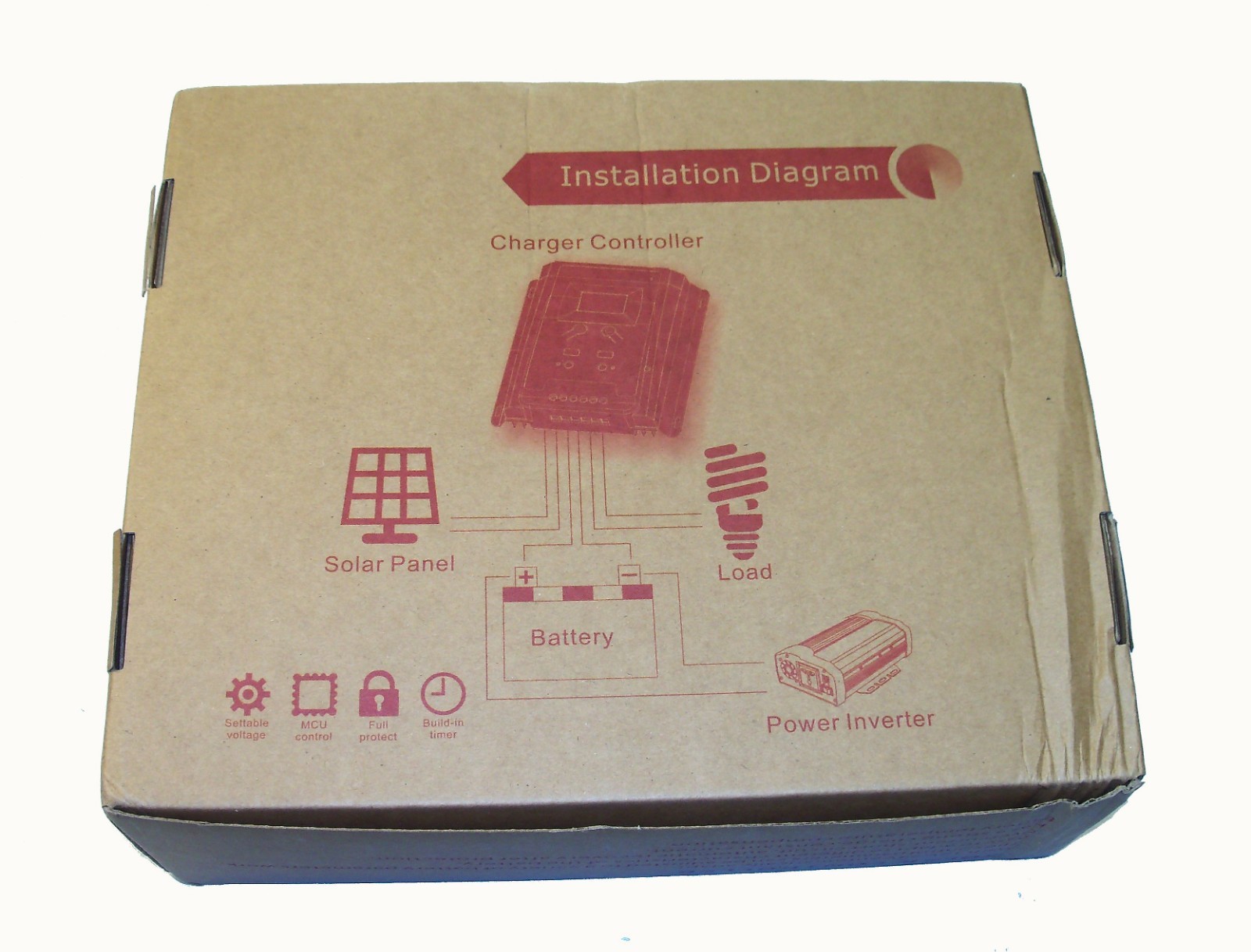 12/24V Solar Charge Controller, 30/50/70A Dual USB , LCD , Solar Panel Batteries