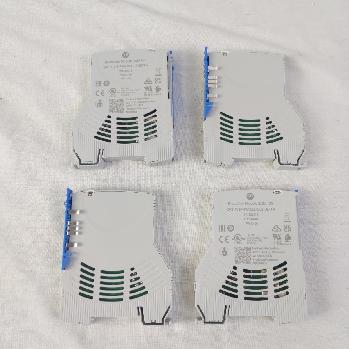 4 Pack of Allen Bradley Protection Module 1694-PM222-CL2 1694-PM222