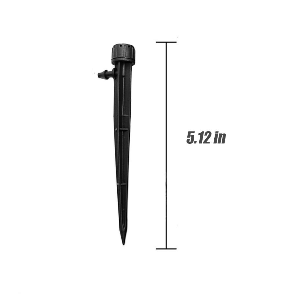 50PCS Adjustable Irrigation Drippers for 4/7mm Tubes - Efficient Water Control
