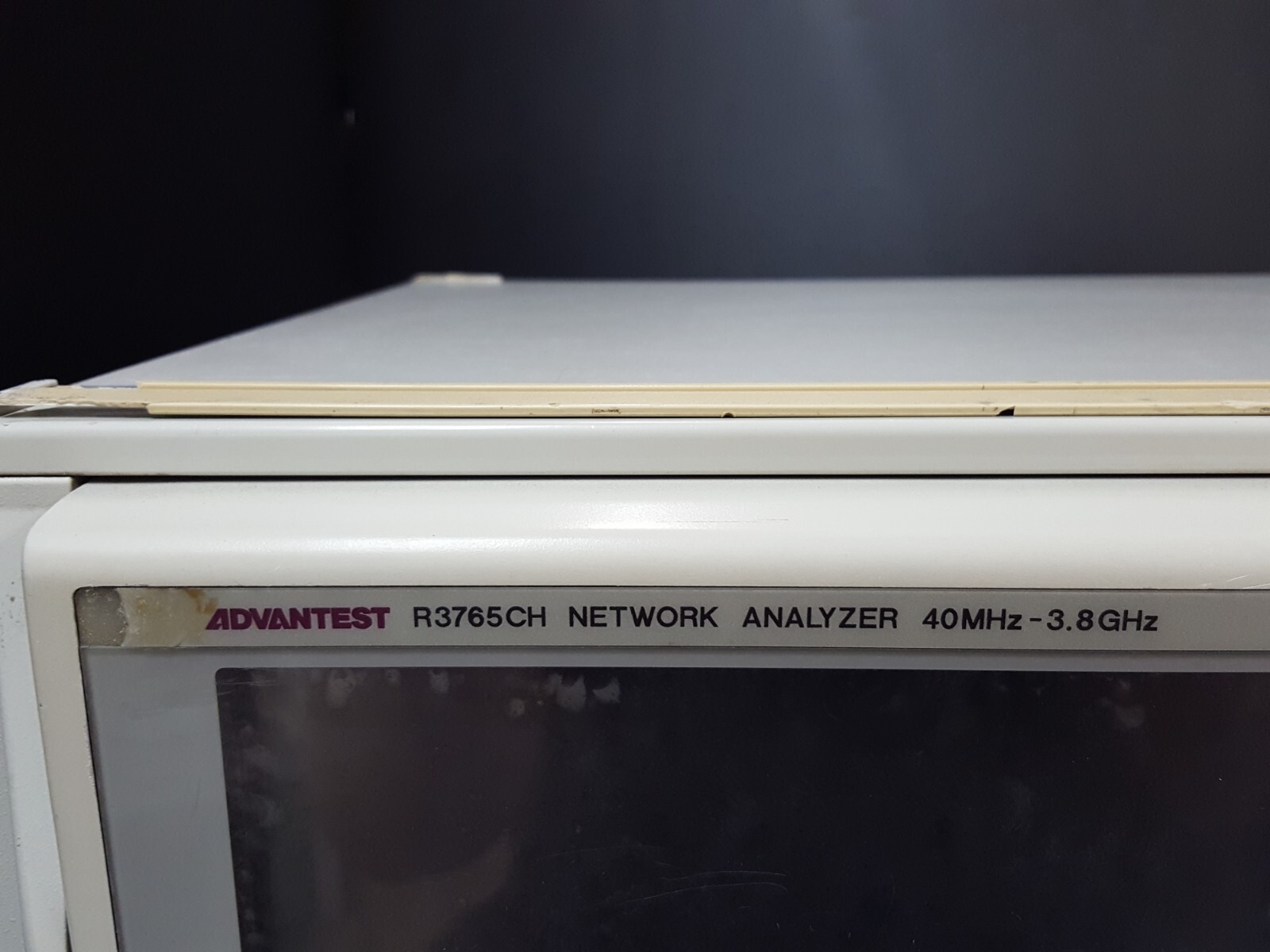 Advantest R3765CH: Network Analyzer, 40MHz-3.8GHz, Not working (0172)