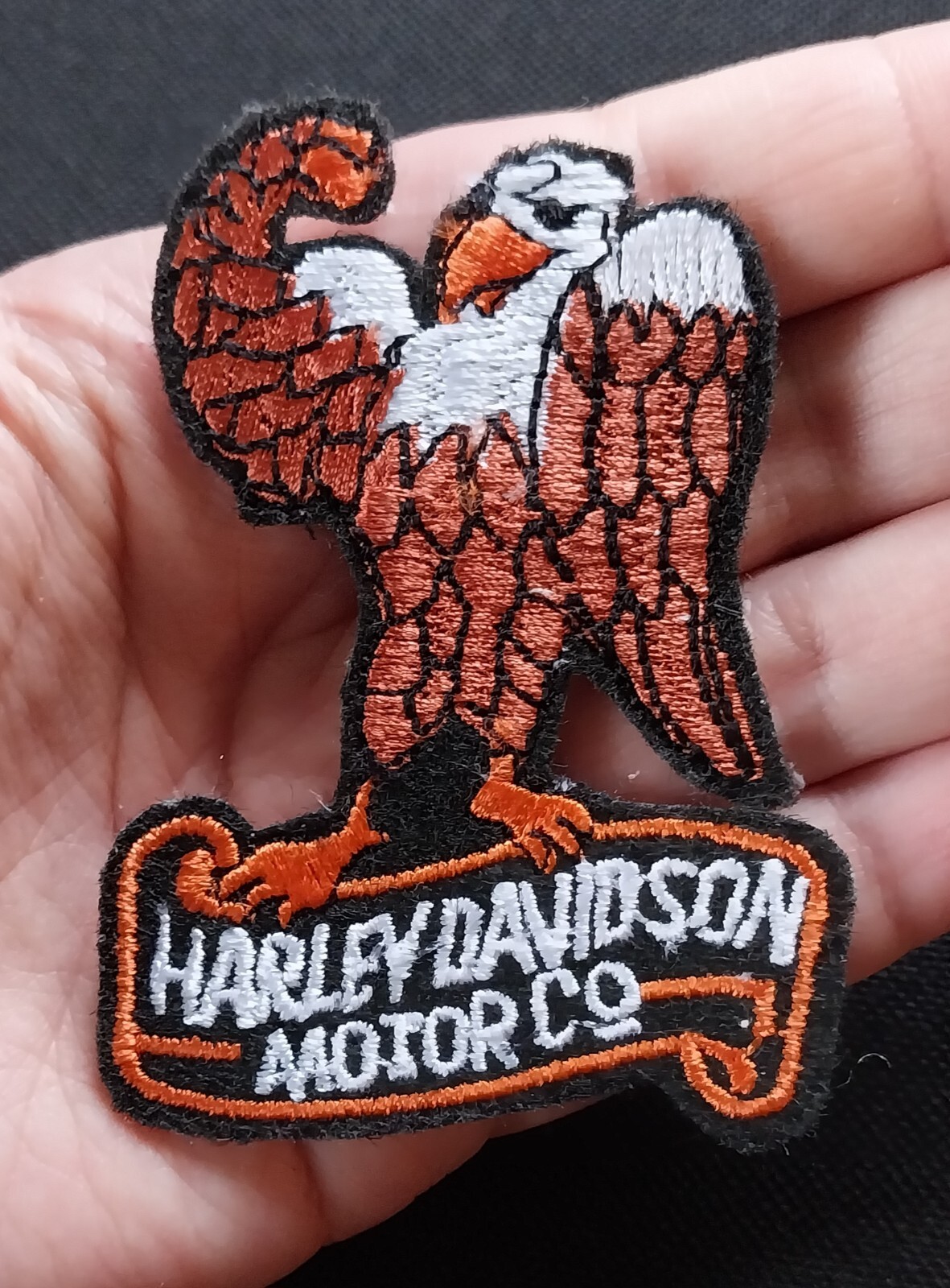 Harley Vintage EAGLE HD Emblem  Sew On Patch MOTORCYCLE LEATHER VEST Patch