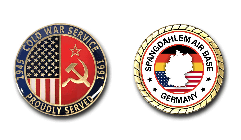 Spangdahlem Air Base Germany Cold War Service Challenge Coin