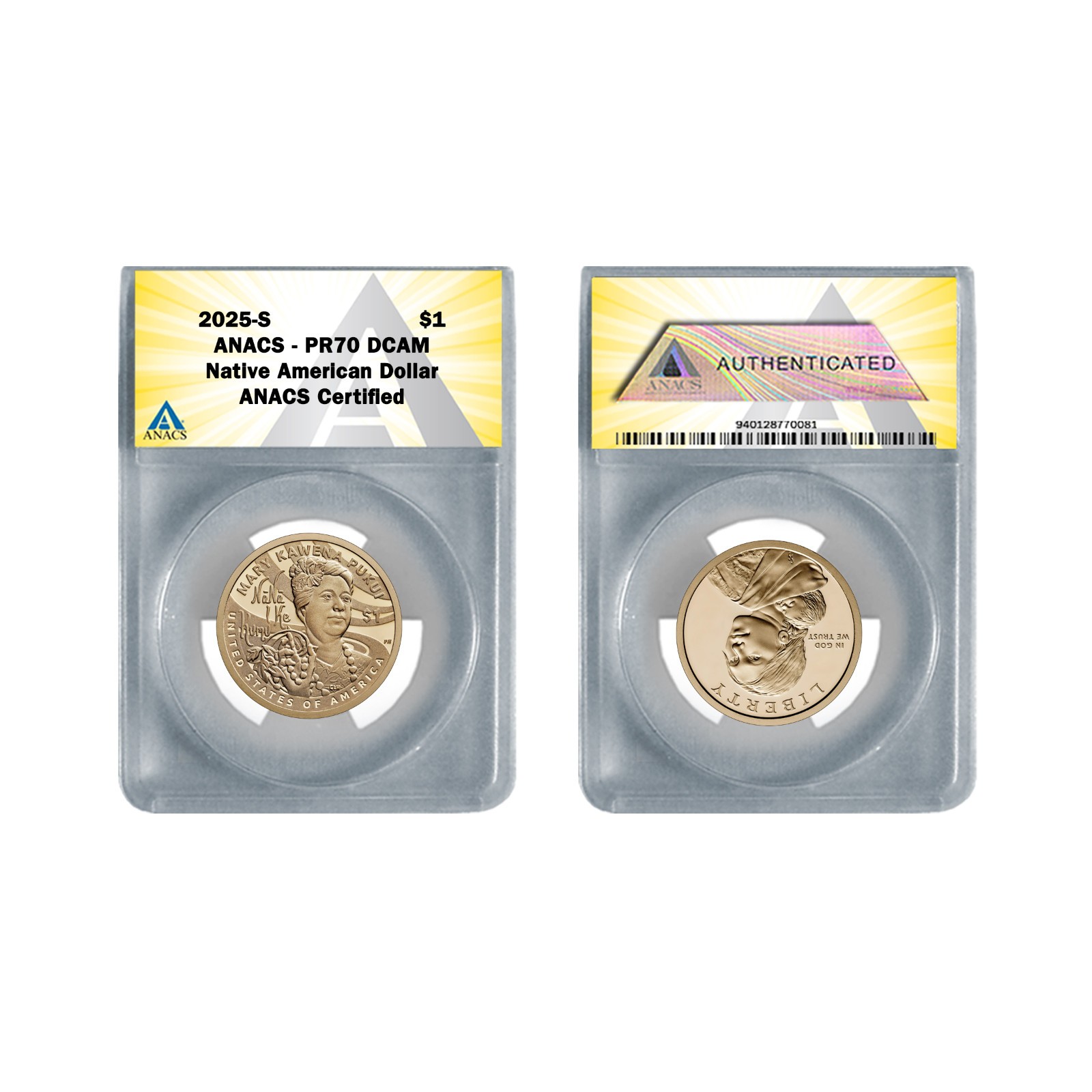 2025 S Sacagawea $1 Native American Proof Coin  PR70 DCAM