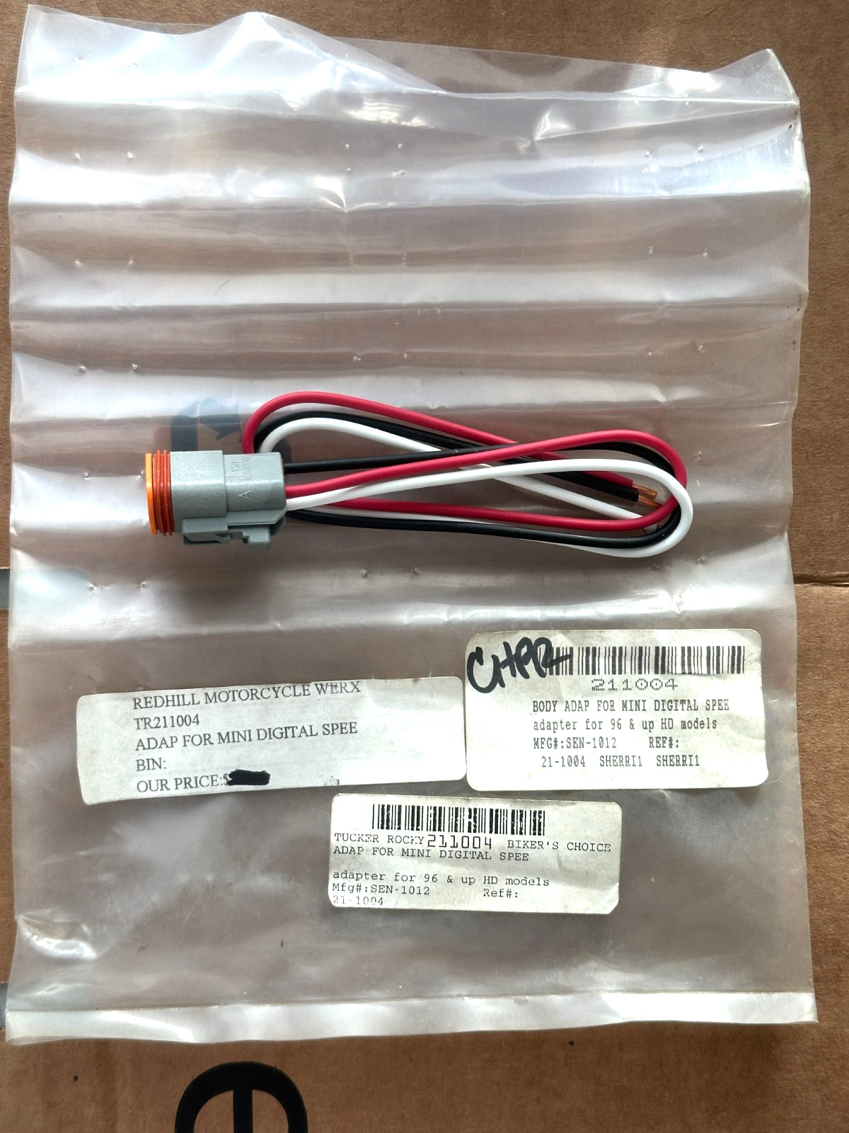 Dakota Wiring SEN-1012 21-1004 Adapter for '96 and up  NOS