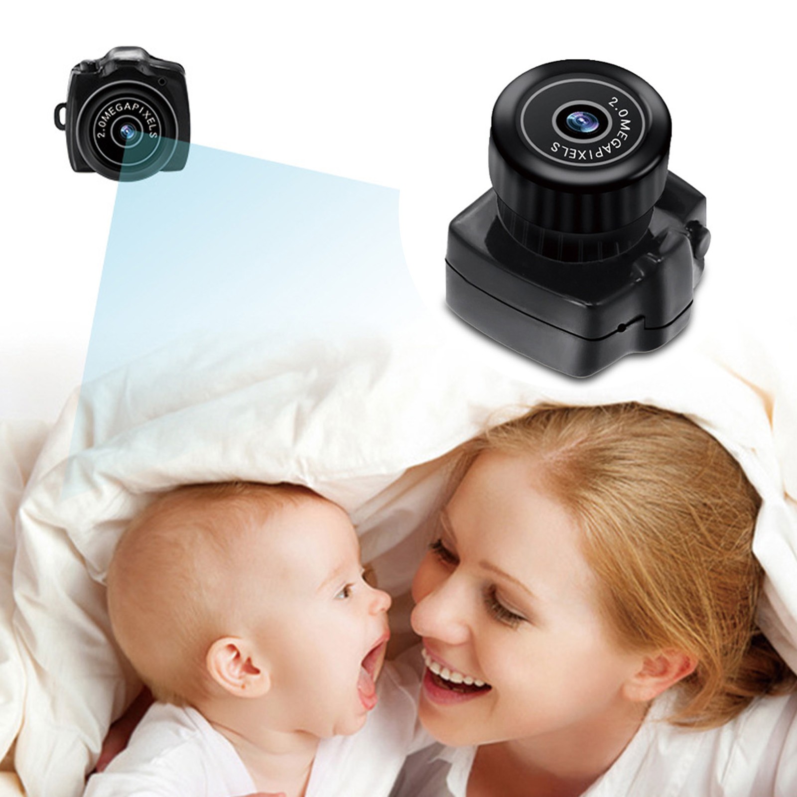 Small Action Camera Rechargeable Battery For HD Video Camera 200 000
