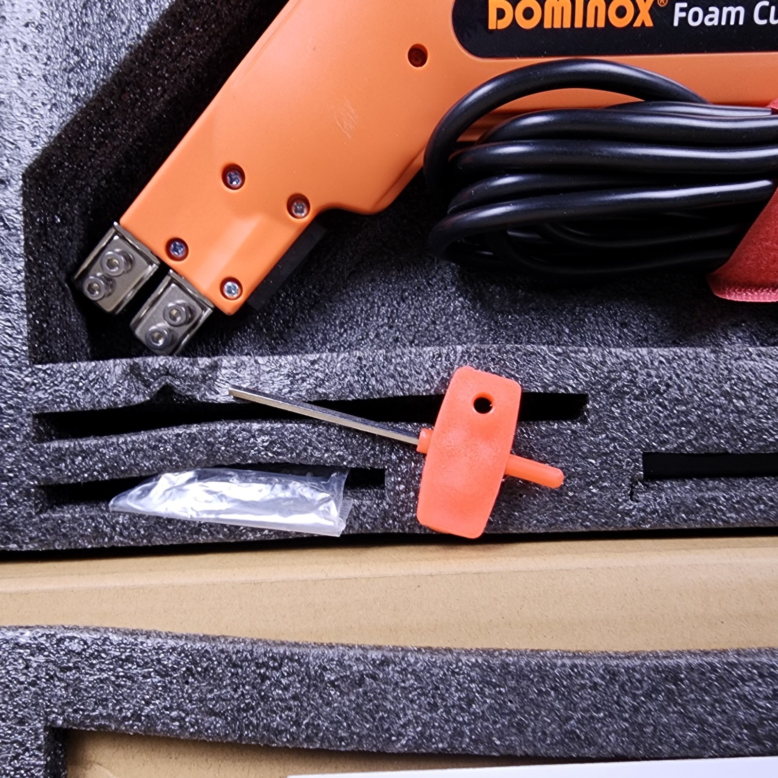 DOMINOX Hot Knife Foam Cutter, Foam Cutting Tool Kit, Heavy-duty Case Styrofo...