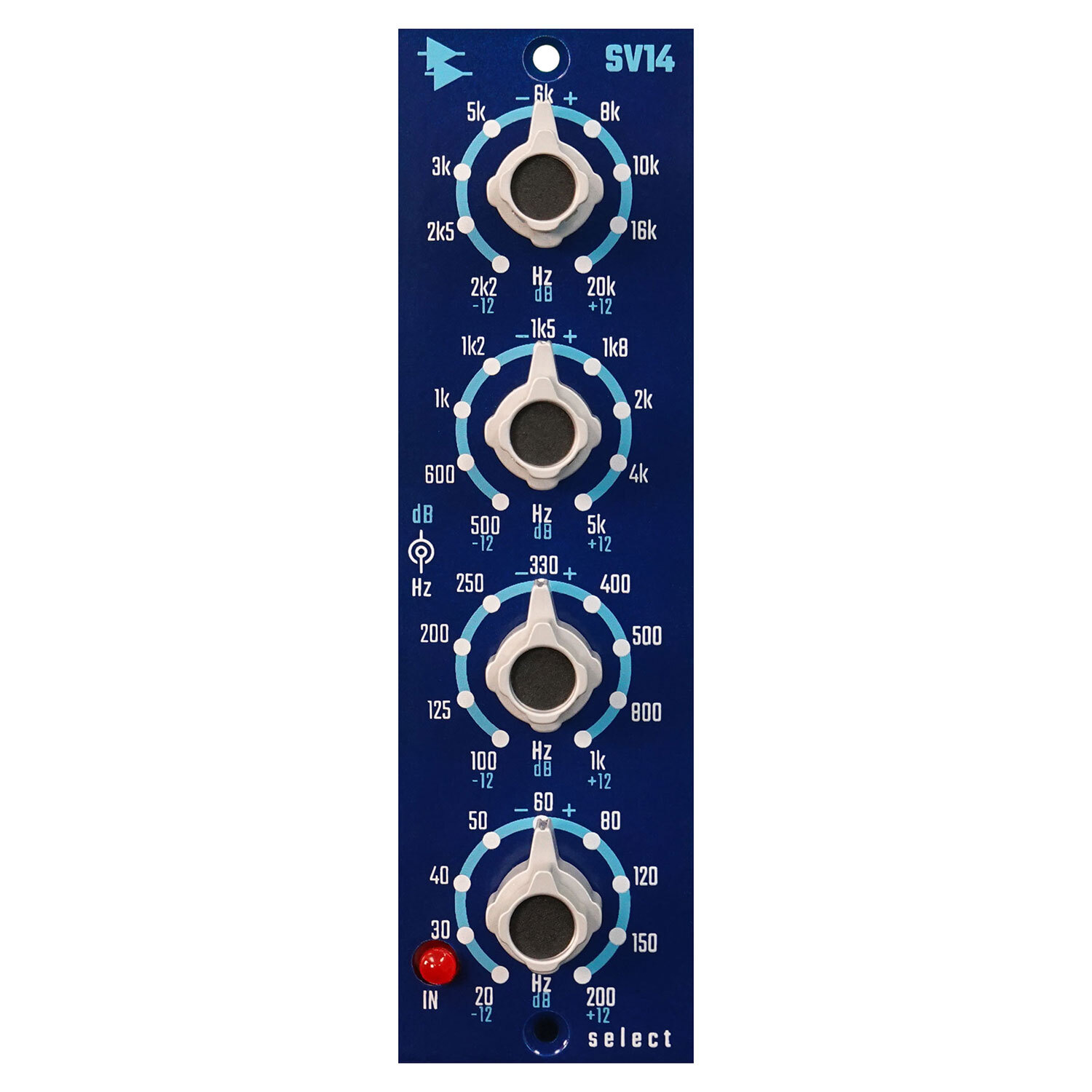 API Select SV-14 500 Series Parametric EQ Module - Reengineered APSI 562 EQ