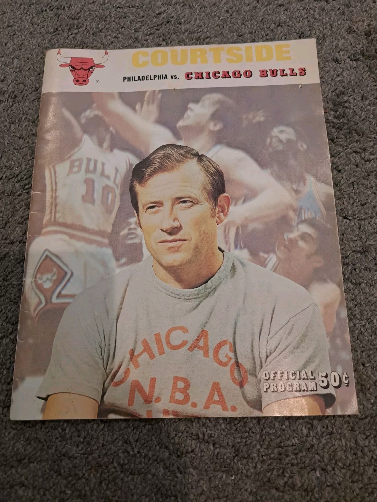Courtside Official Program Chicago Bulls vs. Philadelphia 76ers