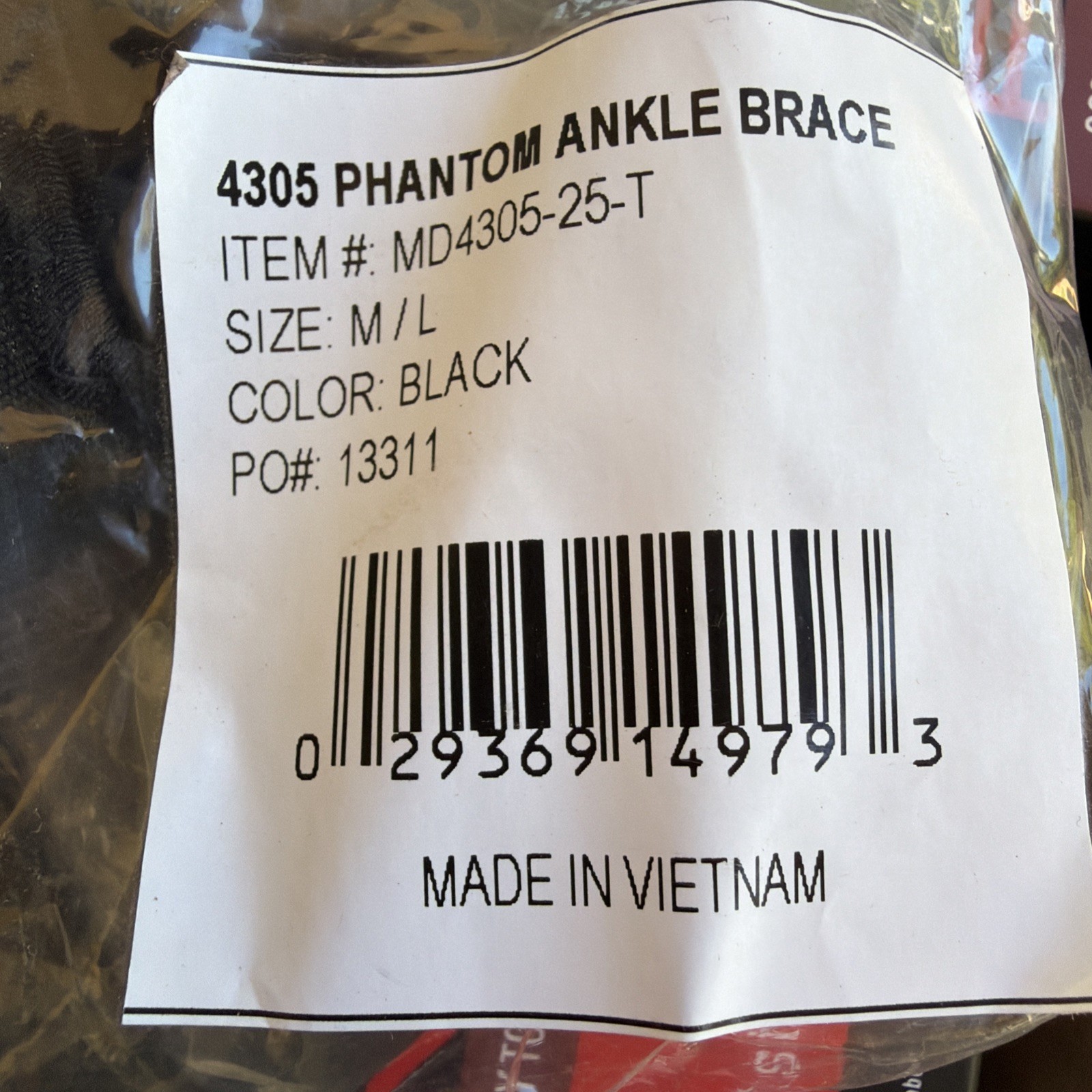New! McDavid phantom 4305 ankle brace level 3 medium/large 8.5–9.5