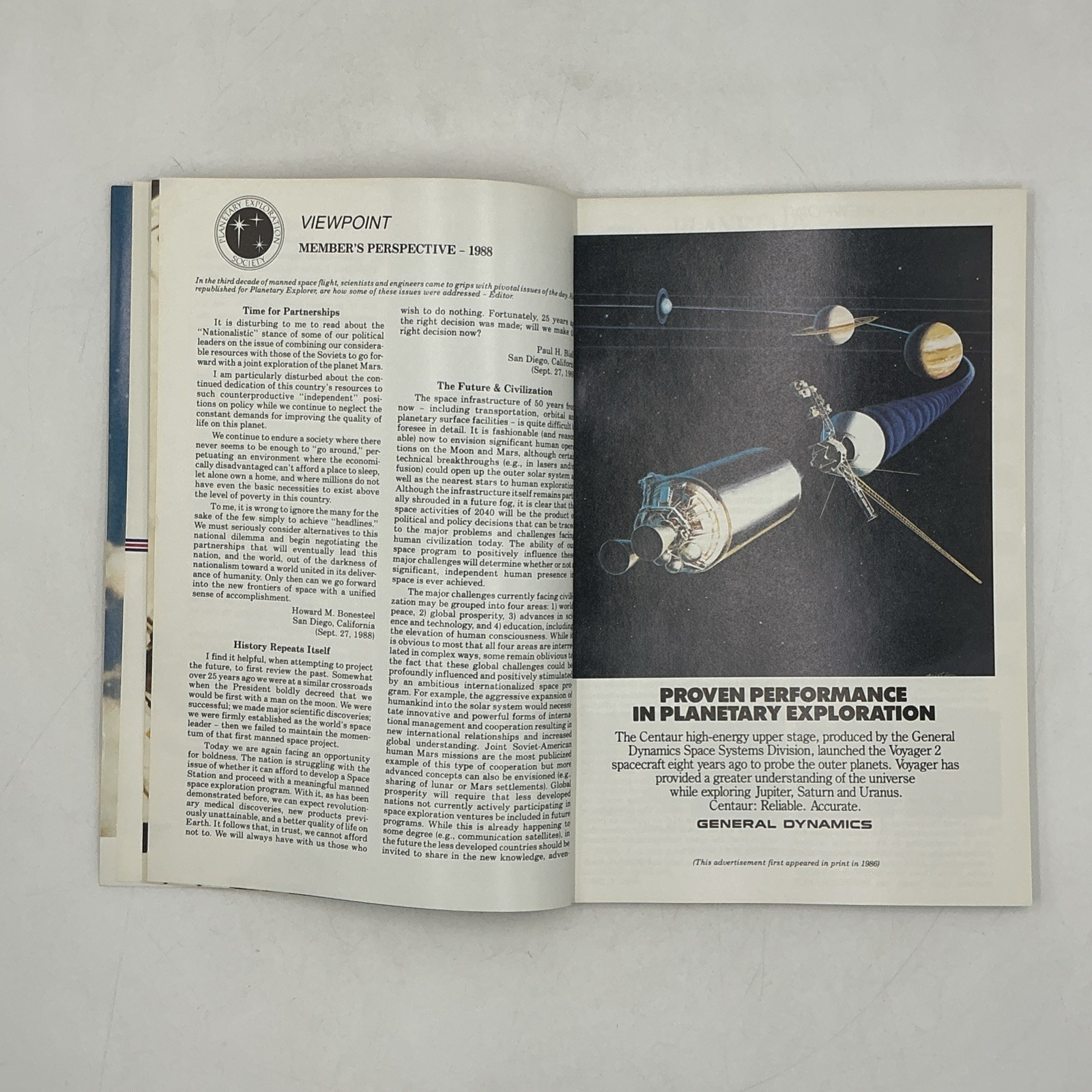 Planetary Explorer: The Emigrant Trail December 2038, General Dynamics 1988 MINT