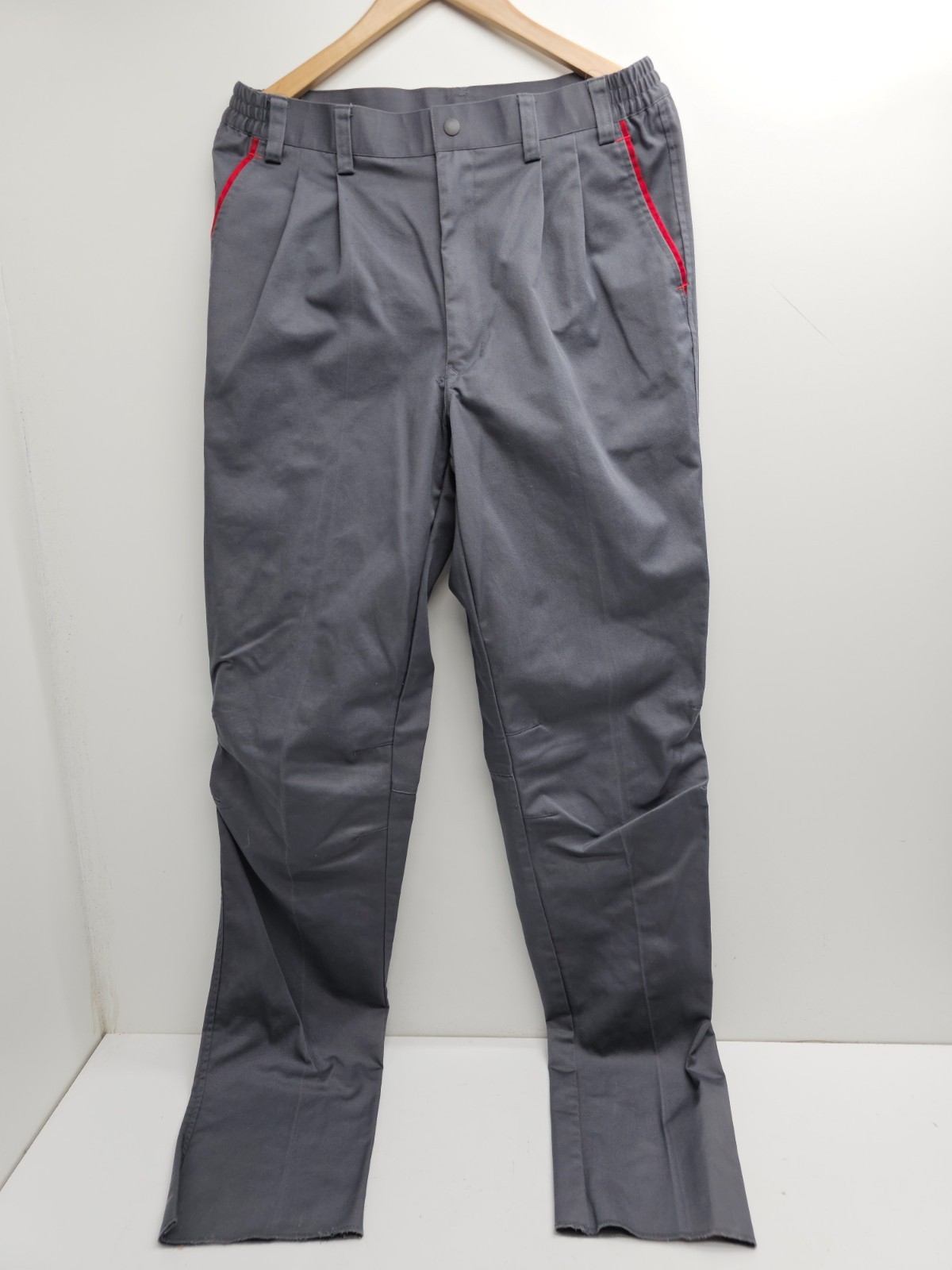 Hitachi Astemo Uniform Jacket Pants Set Size 4L Gray Red Workwear