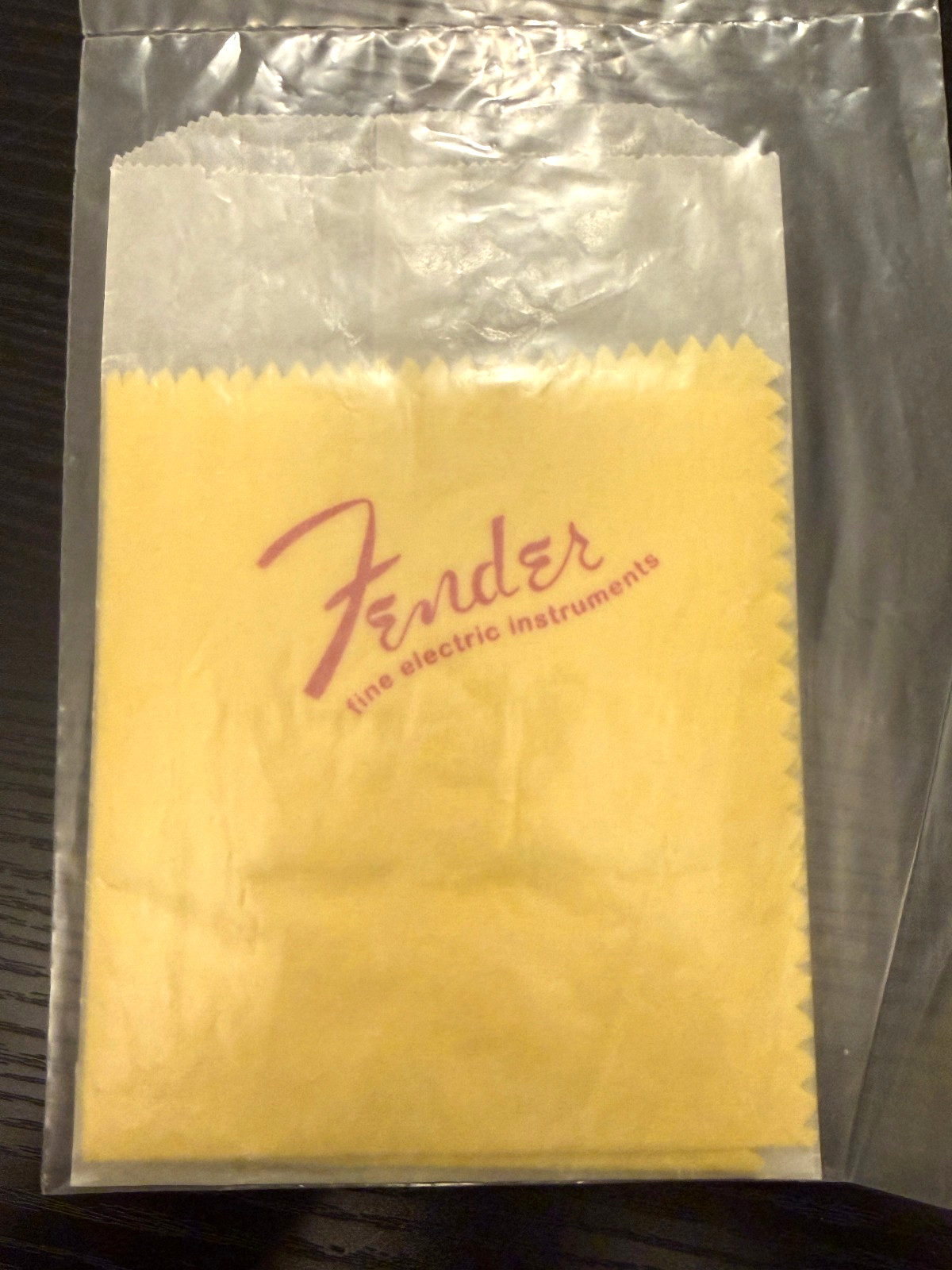 Fender 1950's Polish cloth 70th Anniversary Broadcaster Case Candy