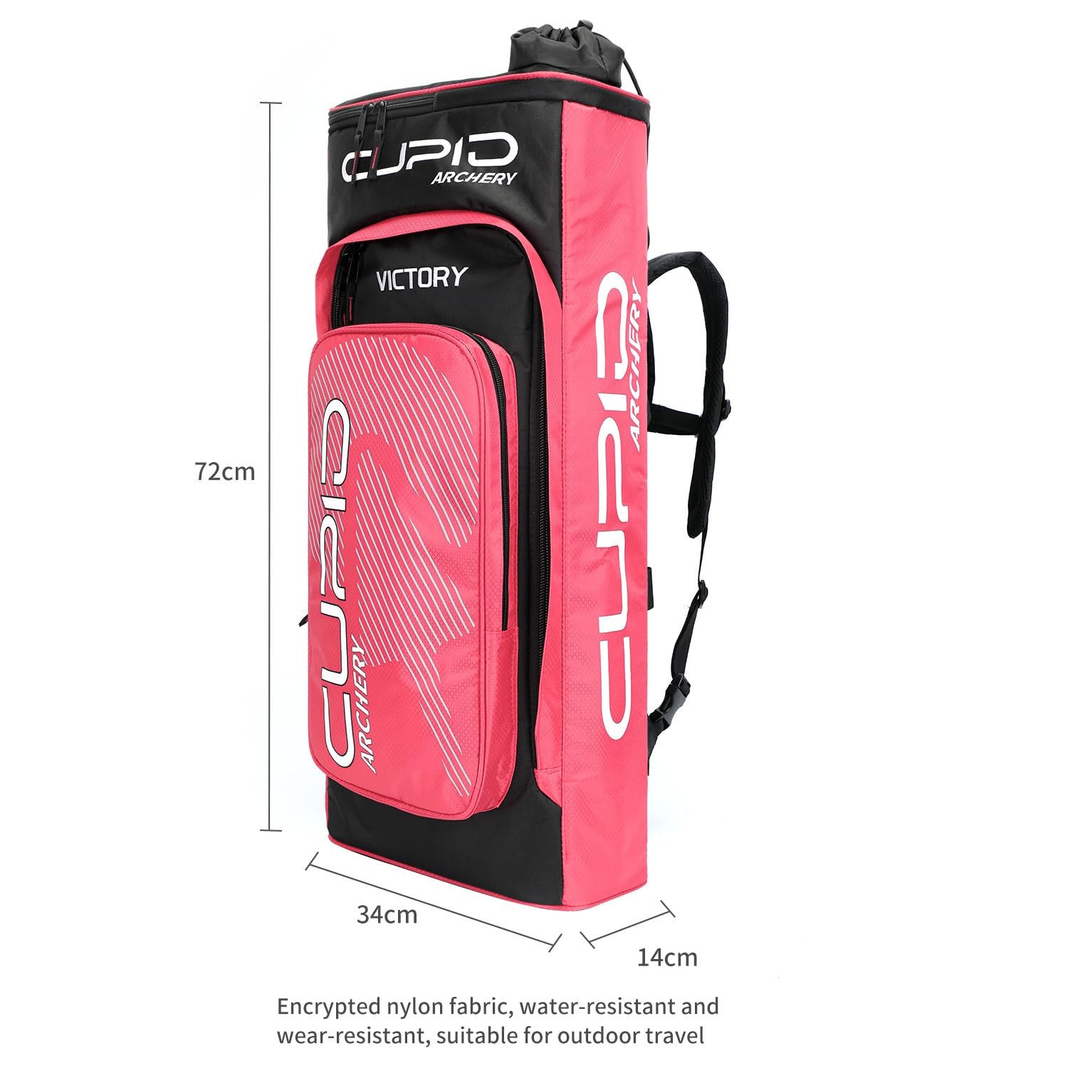 Archery Backpack Takedown Recurve Bow Case, Protective Foam Padding Bow Bag f...