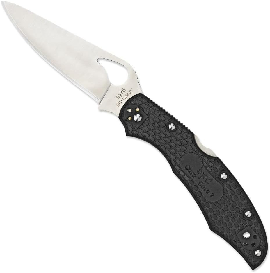 Spyderco Byrd Cara Cara 2 Lightweight Knife with 3.75" Stainless Steel Blade
