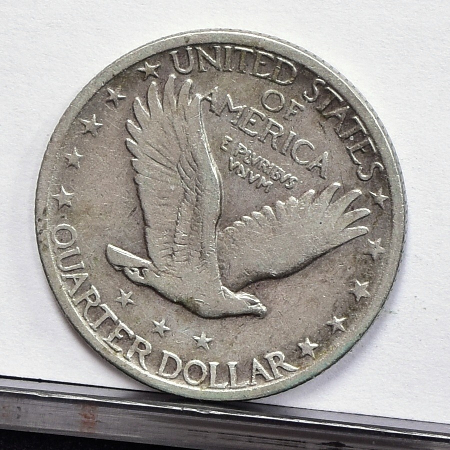 1927-S Standing Liberty Quarter - Fine Details, Old Cleaned (#59205-L)