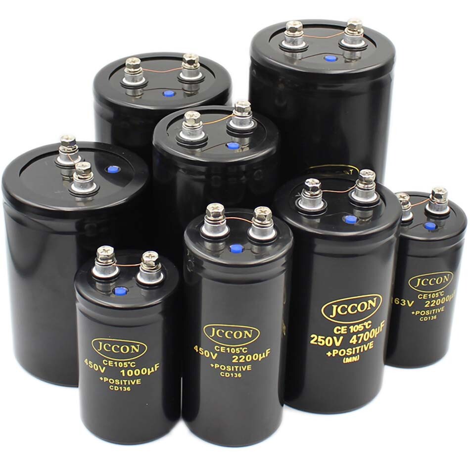 High Capacitance Electrolytic Capacitors 1000-47000uF 63-450V