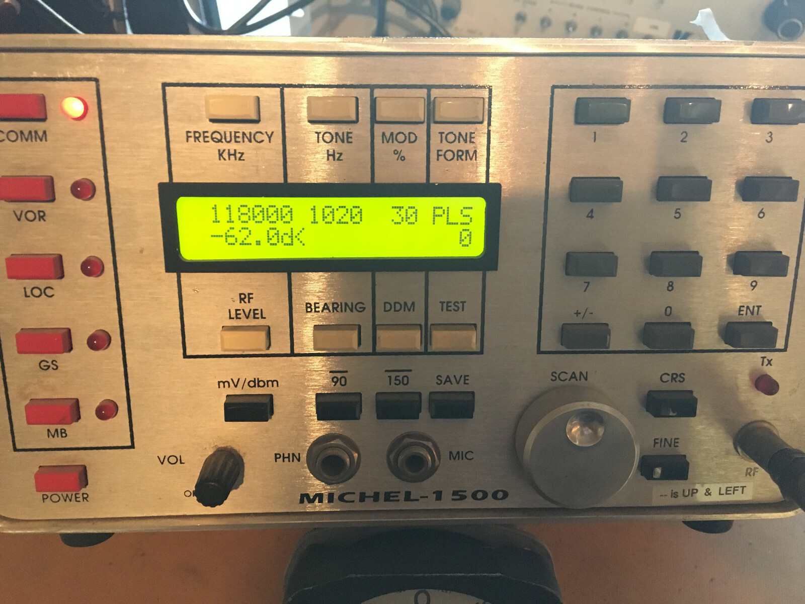 Michel MEC-1500 Nav Com ILS & MB Bench or Ramp Signal Generator