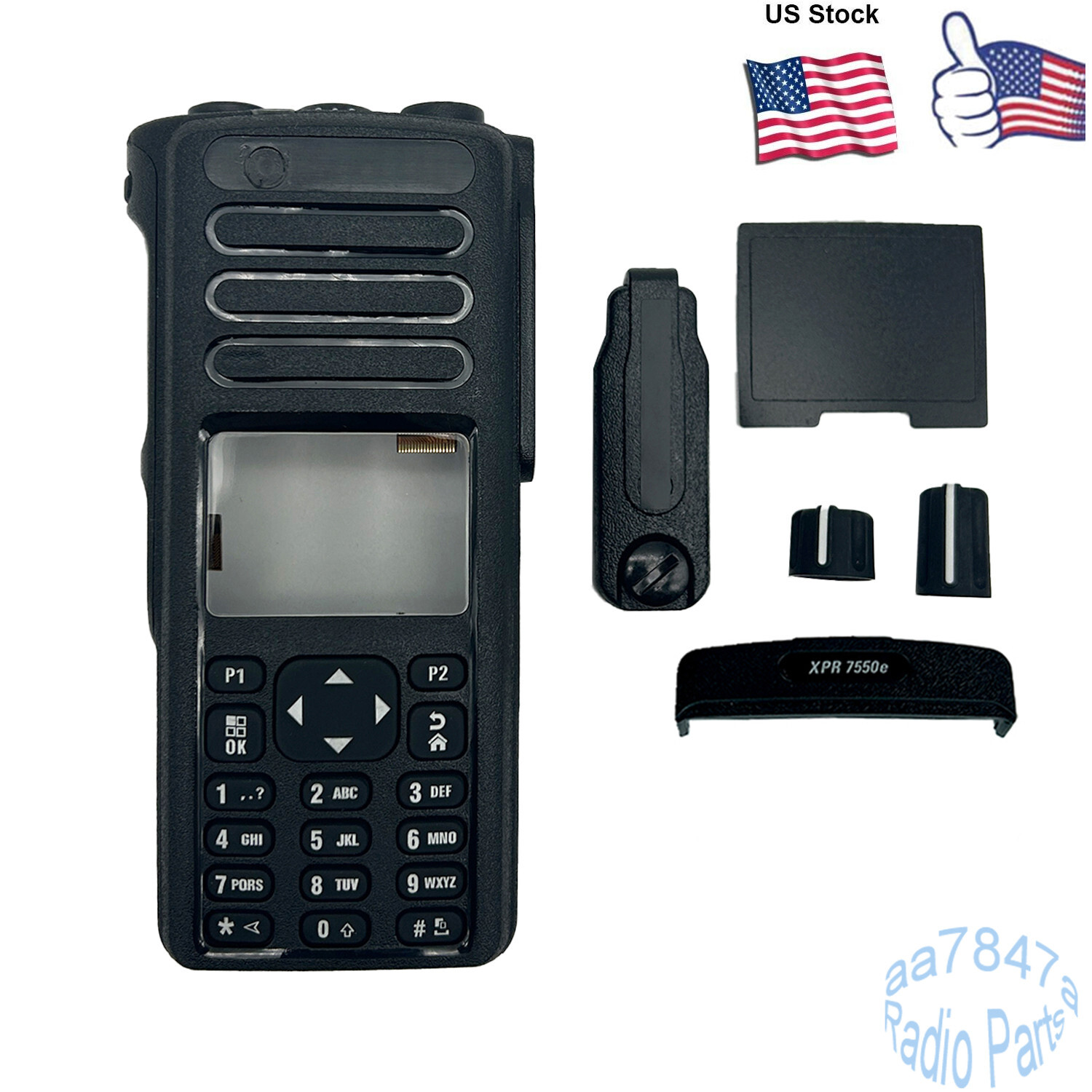 Replacement Outer  Housing Case Cover for XPR7550e Radio Handheld
