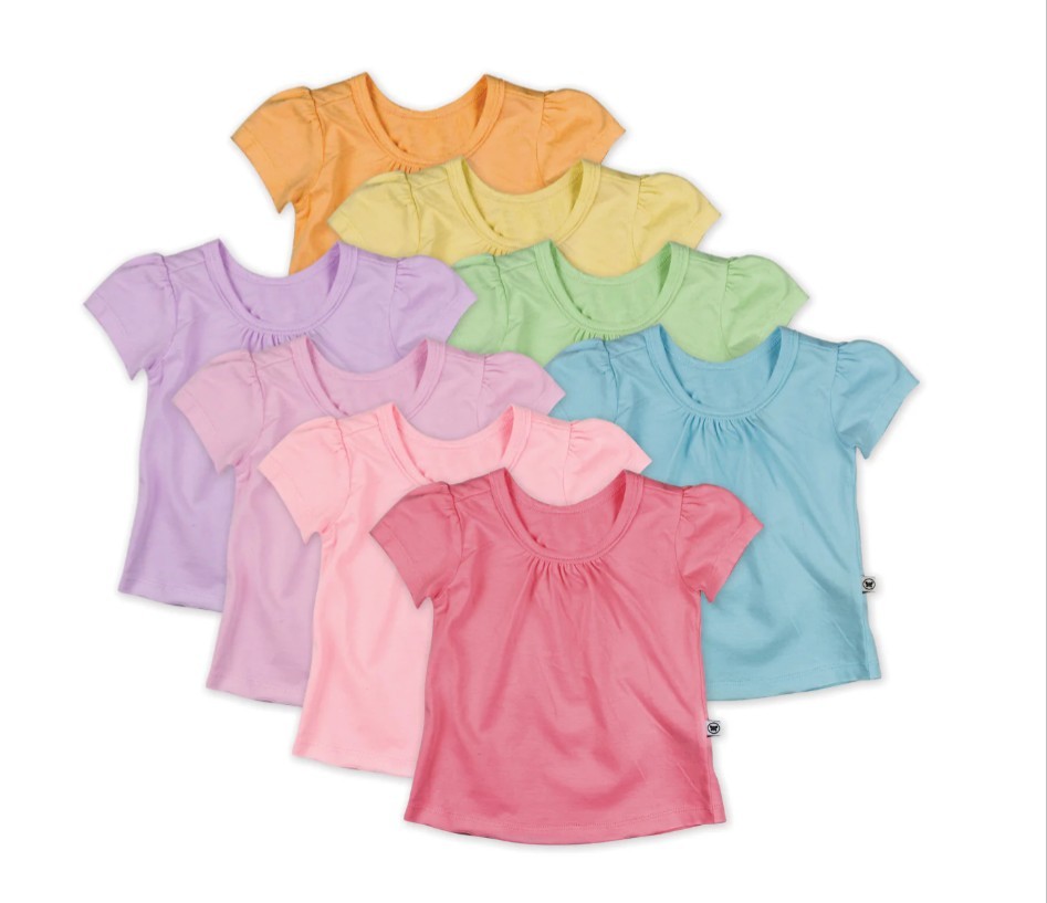 Honest Baby Clothing 18 Month Short Sleeve 100% Organic Cotton T-Shirt 8 Pack