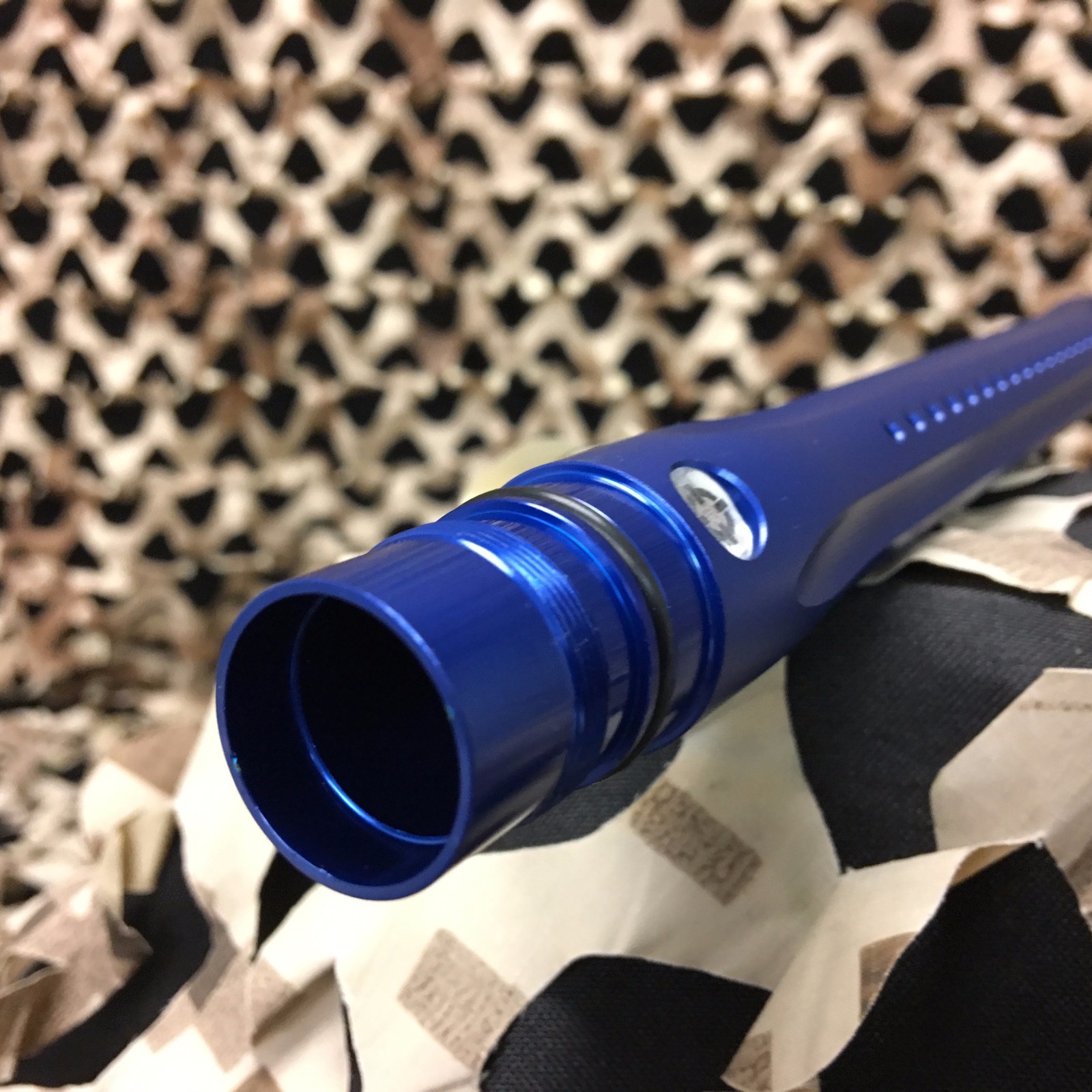 New GoG Paintball Smart Parts Freak Barrel Front - 16 Inch - Dust Blue