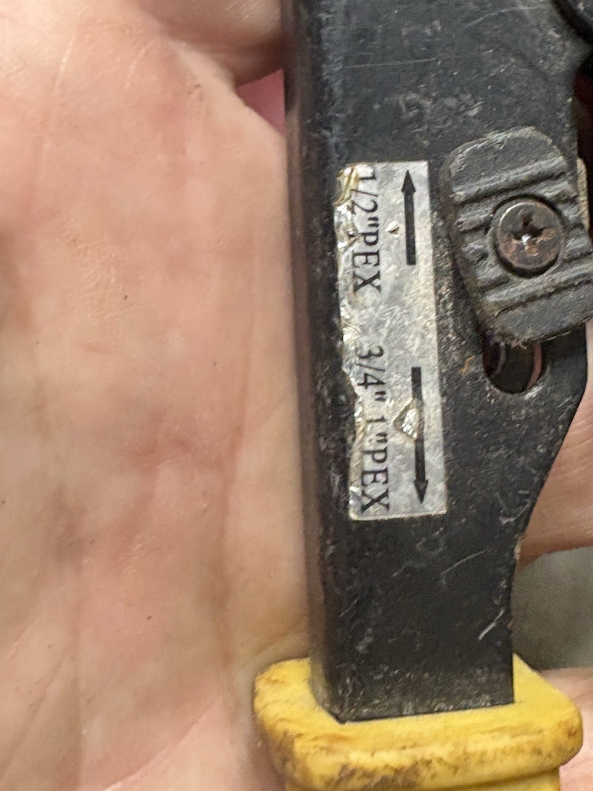 Pex Crimping Tool. 1/2” & 3-4” Sizes. Used  Vintage