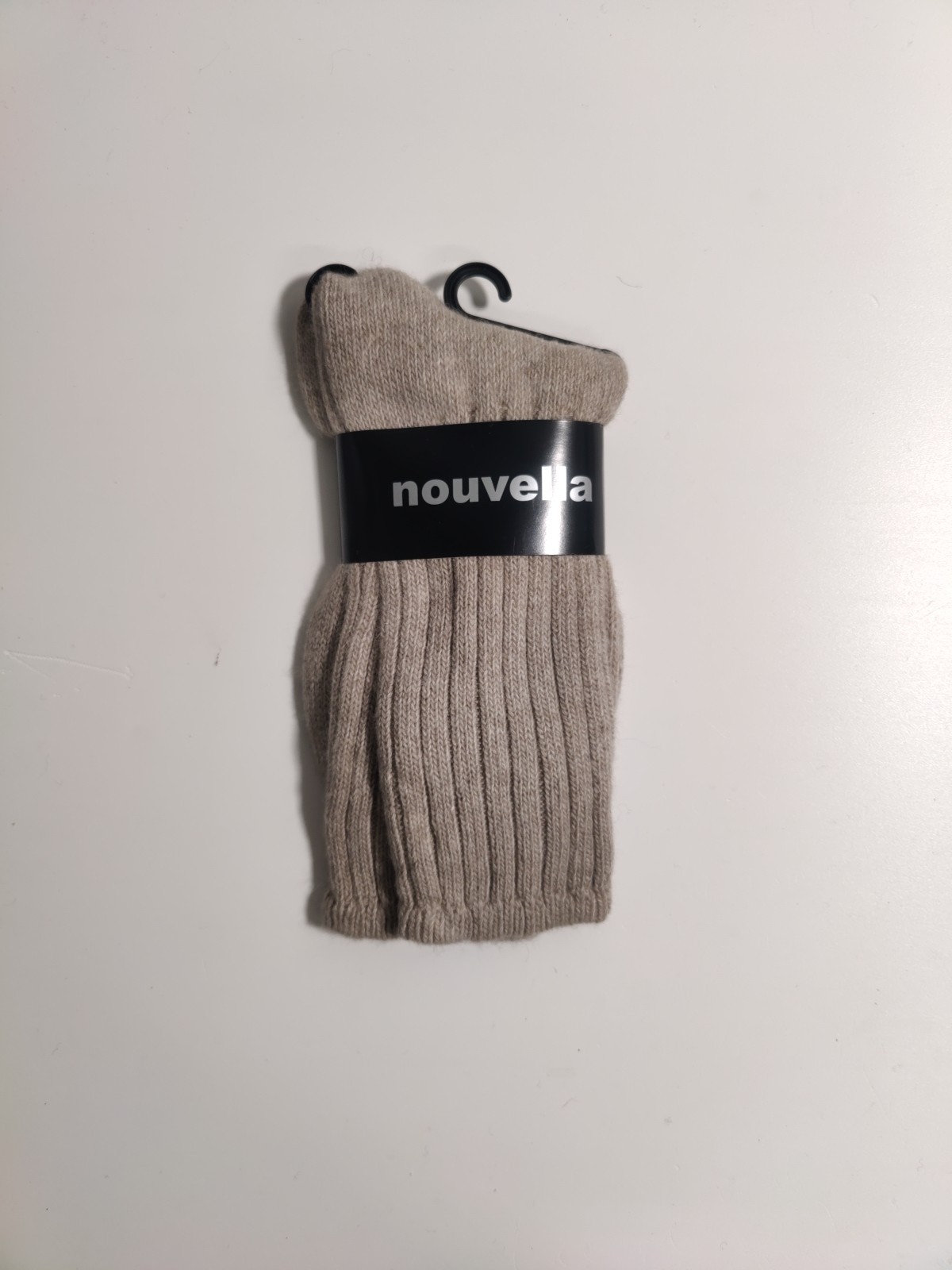 nouvella -men's socks - tan - Cashmere blend - Made in USA **I8**